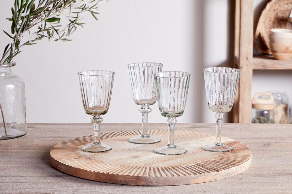 Minati Wine Glass - Clear - (Set of 4)