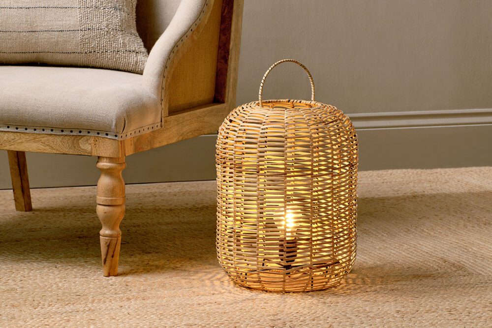 Noko Rattan Lamp- Small