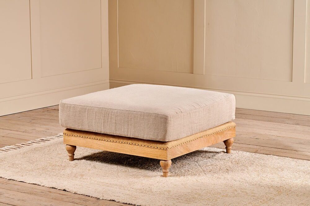 Krissa Modular Sofa - Footstool - Natural - One Size