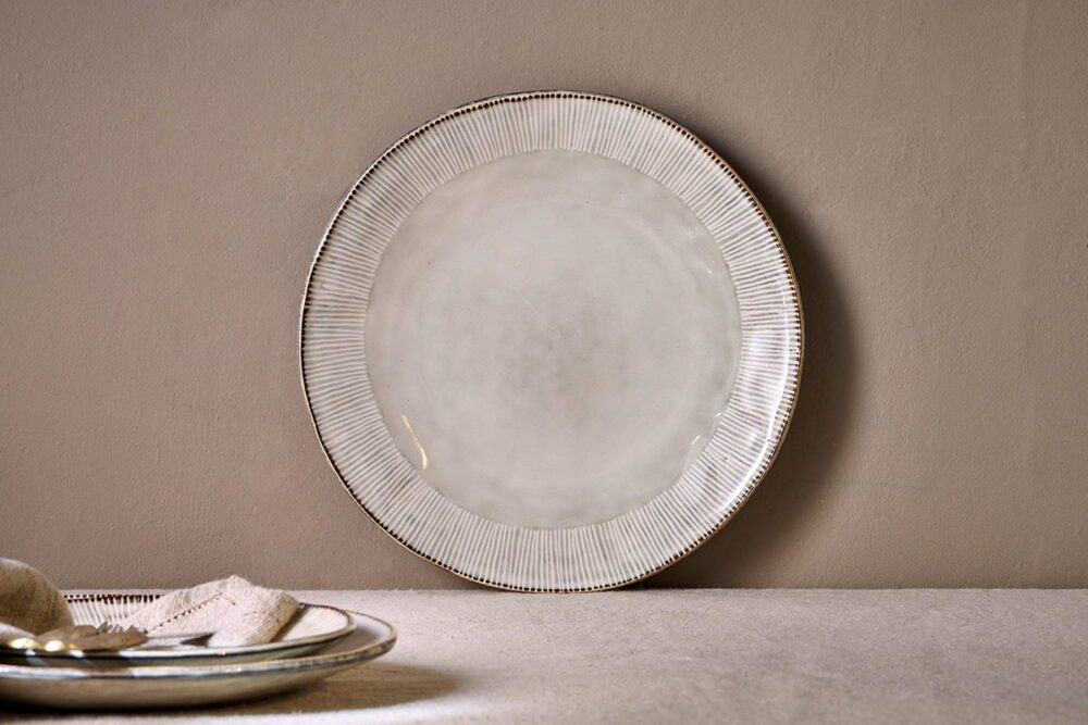 Malia Dinner Plate - Cream