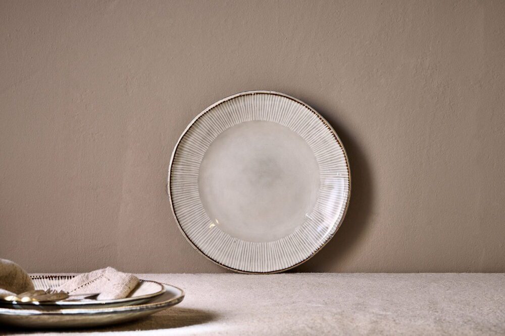 Malia Side Plate - Cream