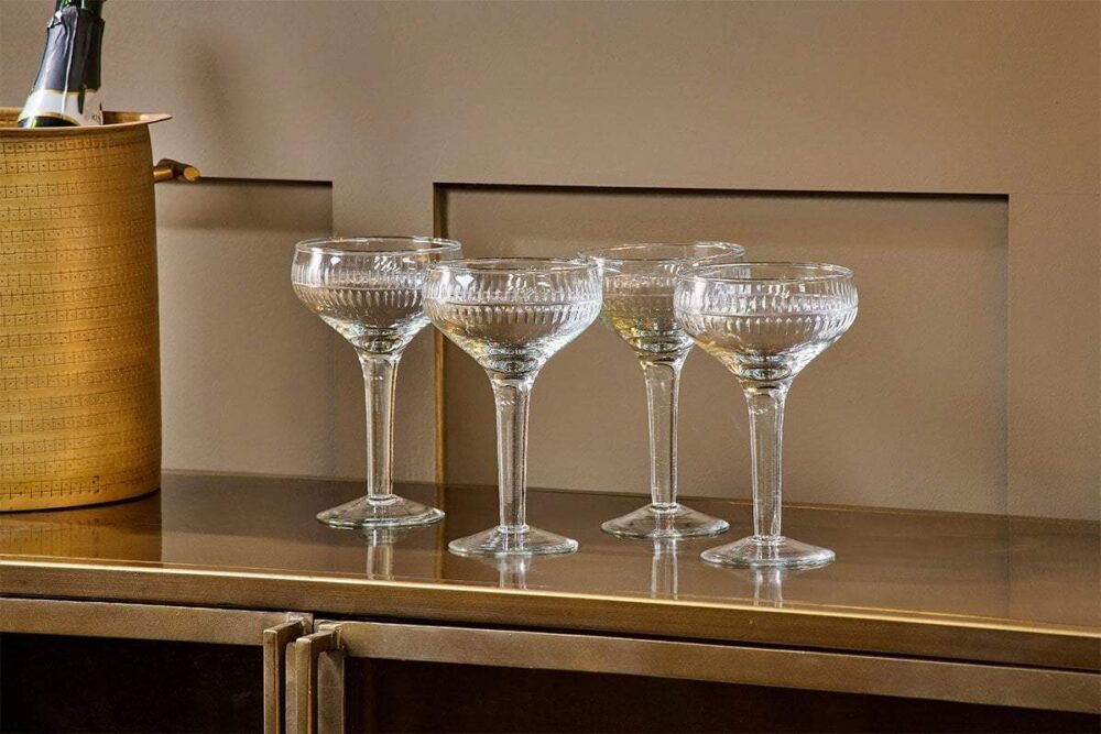 Mila Champagne Glass - Clear (Set of 4)