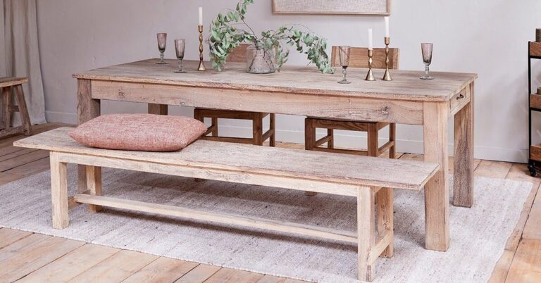 How to Style Rustic Interiors with Natural & Reclaimed Furniture