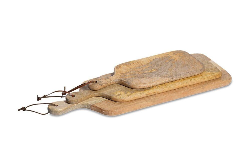 CHUNNI CHOPPING BOARD - NATURAL MANGO WOOD - LARGE (60 X 20 X 2CM ...