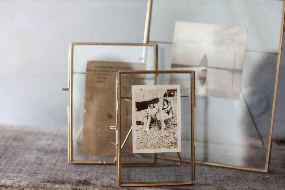 DANTA ANTIQUE BRASS FRAME - ANTIQUE BRASS - 5X7