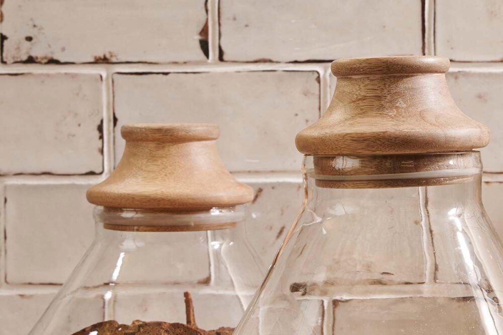 Deeka Storage Jar - Clear - Large 23.5 x 21cm (dia)