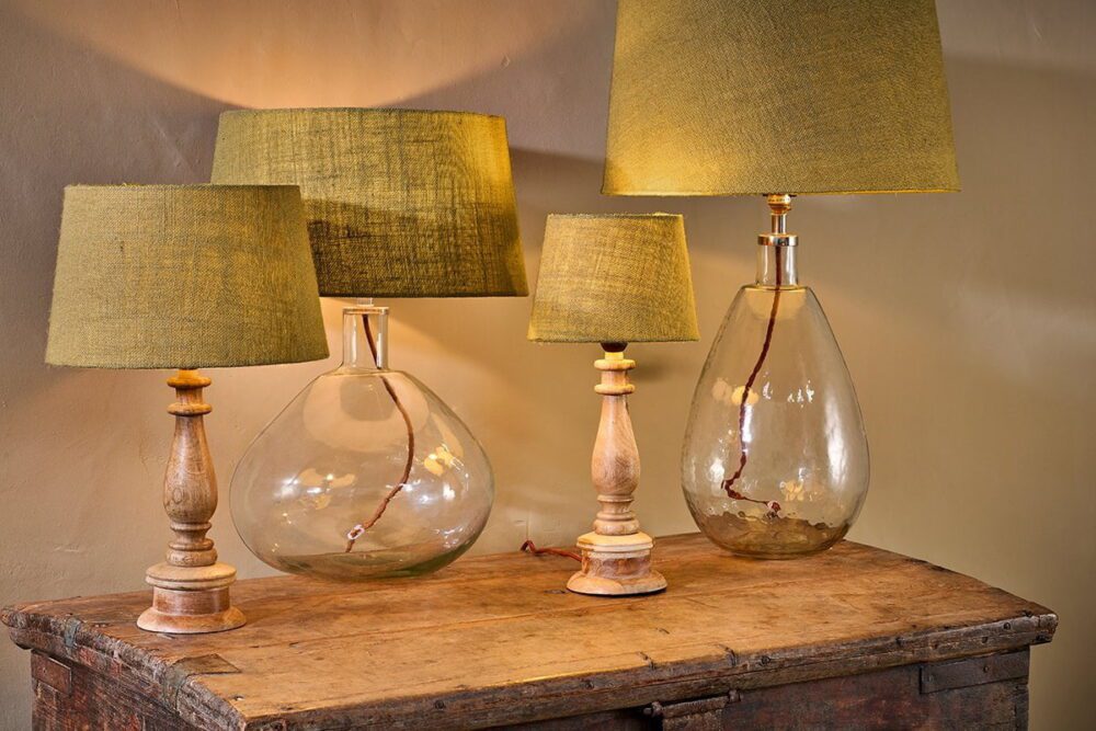 Dia Jute Lampshade - Natural - Medium 18.5 x 25.5/30.5cm (dia)