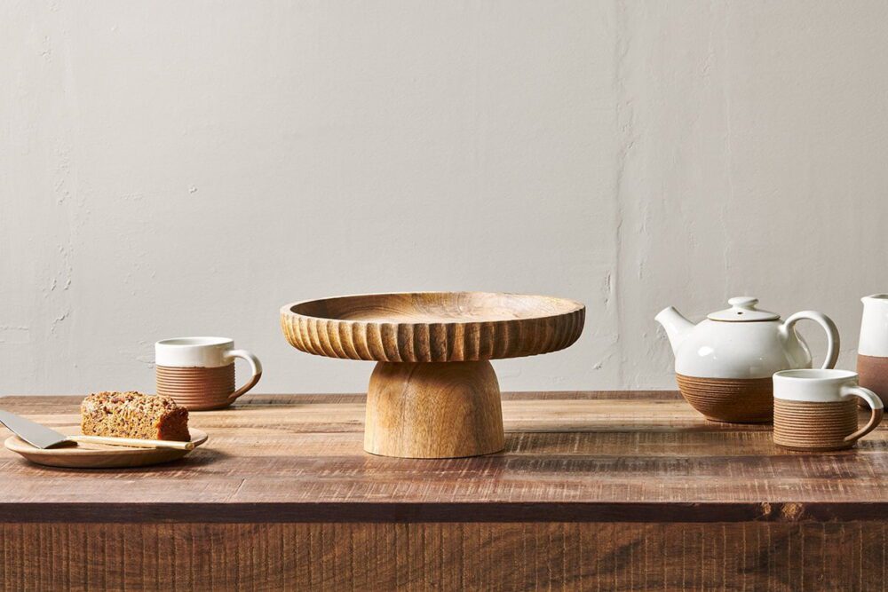 Gavivi Mango Wood Stand - Natural - Large