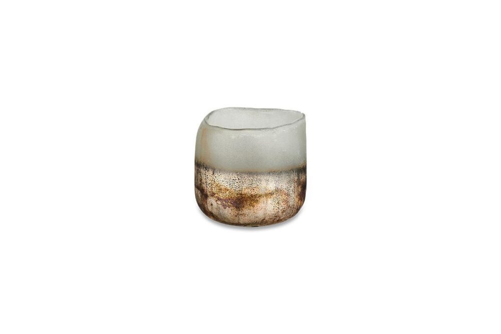 Ngolo Tealight Holder - Aged Smoke - Large