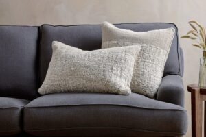 Puli Recycled Linen Cushion Cover - Natural - 60 X 40 Cm