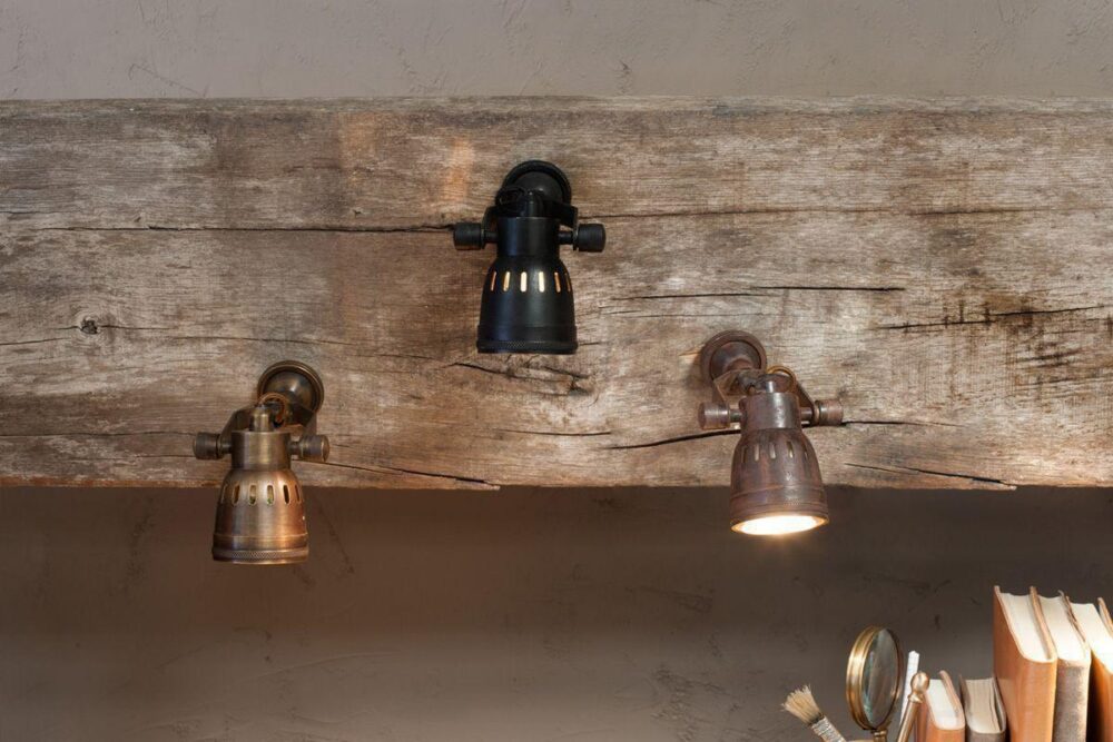 Tabossa Brass Spot Light- Rust - 11 X 6.5cm
