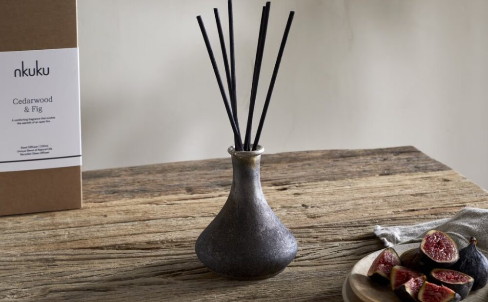 Cedarwood & Fig - Reed Diffuser -Frosted Black- 200ml