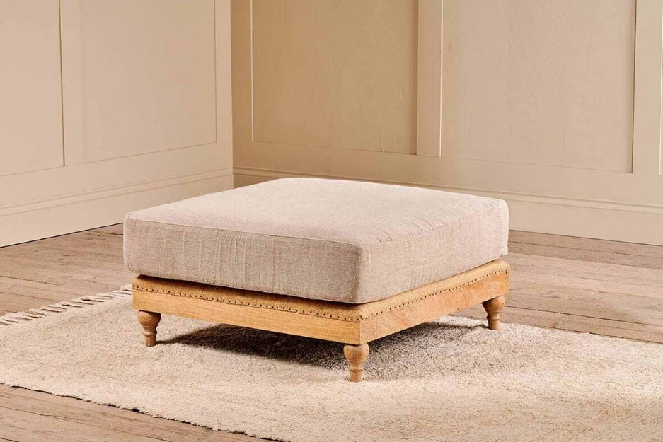 Krissa Modular Sofa - Footstool - Natural - One Size
