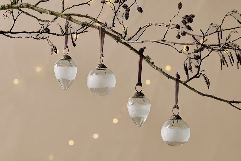 Anara Etched Bauble - Clear S