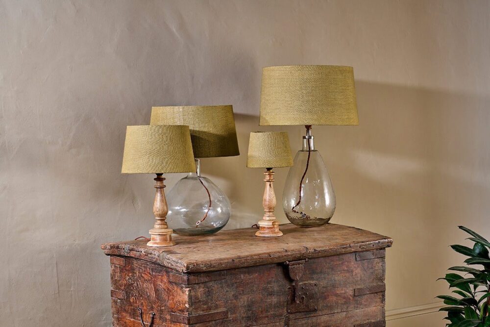 Dia Jute Lampshade - Natural - Large 21.5 x 35/40.5cm (dia)