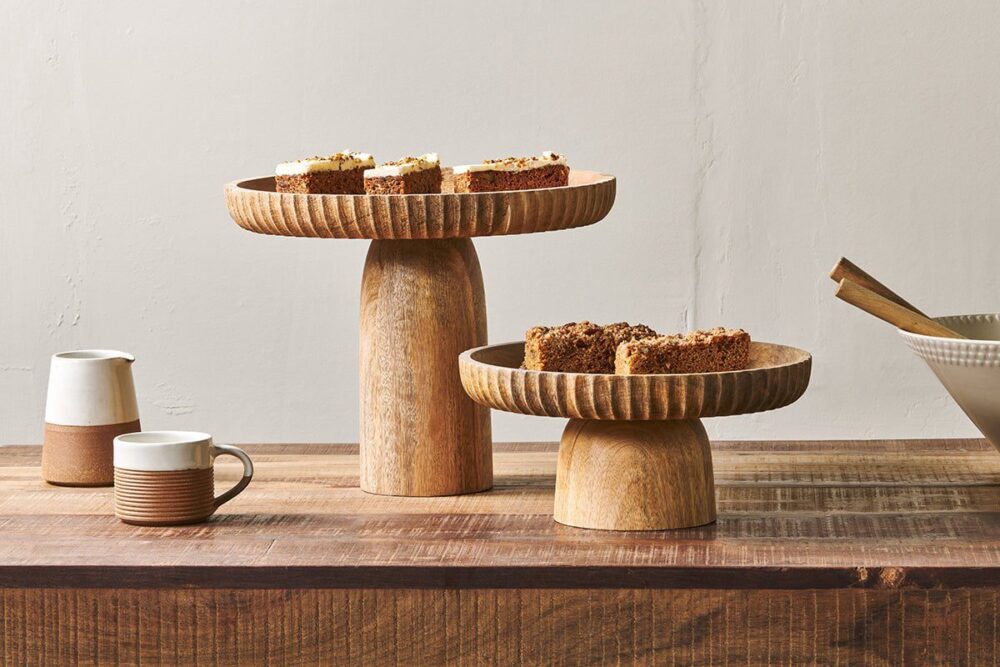 Gavivi Mango Wood Stand - Natural - Large