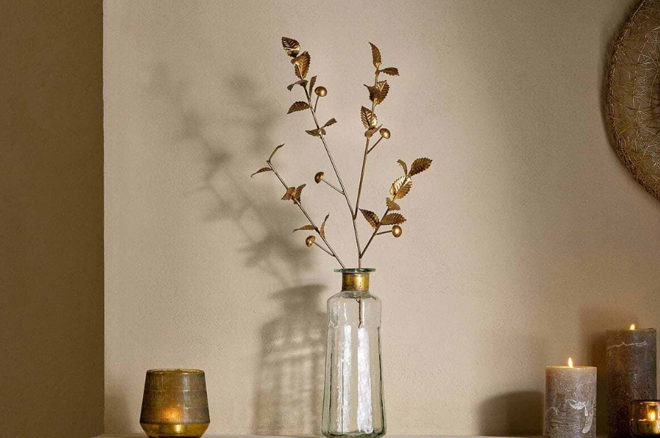 San Stem Foliage - Antique Brass - One Size